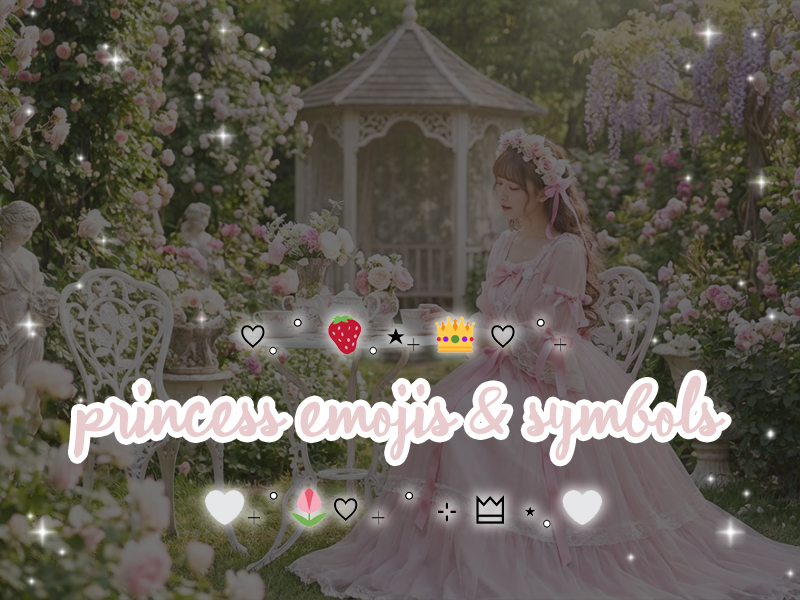 princess emojis and symbols